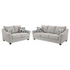 Lido - 2 Piece Sofa Set - Light Gray