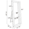 Aika - Standing Mirror - Silver