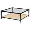 Kenneth - Square Coffee Table - Black
