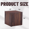 Luxurious Wood Grain Coffee Table Elegant Design For Living Room - Walnut