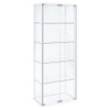Hyacinth - 4 Shelf Curio Cabinet