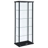 Hyacinth - 4 Shelf Curio Cabinet