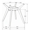 Flynn - 5 Piece Counter Height Dining Set