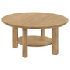 Crispin - Round Table With Lower Shelf