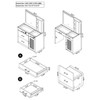 Kerr - 2 Drawer Makeup Vanity Table With Mirror And Stool