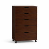 Modern 5 Drawer Dresser With Wheels