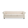 Chesterfield Style 3 Seater Sofa With Deep Button Tufting