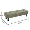 Luxury Upholstered Bench Ottoman