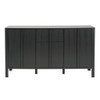 Colored Fluted Sideboard With 3 Doors And 1 Drawer