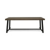 Outdoor Dining Table - Gray / Rustic Metal