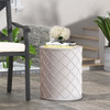 End Table, Outdoor - Antique White