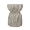 Modern Canis Side Table Outdoor Use - Gray