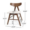 Vida - Dining Chair (Set of 2) With Upholstered Seats - Light Beige