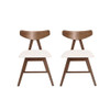 Vida - Dining Chair (Set of 2) With Upholstered Seats - Light Beige