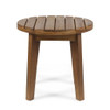 Outdoor Acacia Wood Side Table With Weather Resistance