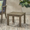 Halcyon - Outdoor Side Table With Slat Design