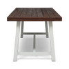 Equilibrium - Outdoor Dining Table With Wooden Frame And Slat Top