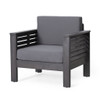 Slat Design Club Chairs With Cushions