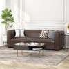 Contemporary 3 Seater Sofa With Tuxedo Design