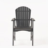 Outdoor Weather Resistant Acacia Wood Adirondack Dining Chairs (Set of 2)