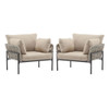 Rope Lounge Chair With Cushions For Modern Spaces