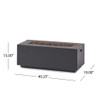Contemporary Outdoor 40, 000 Btu Propane Fire Pit