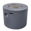 Round Iron Fire Pit With 40, 000 Btu
