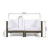 Oana - 2 Piece Loveseat Set With Water Resistant Cushions