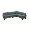 Modular L - Shaped Sectional Sofa 6 Seater 4 Piece Couch With Chaise