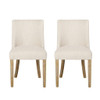 Classic Fabric Dining Chair (Set of 2) - Beige