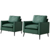 Nordic Retro Light Luxury Upholstered Sofa Chair