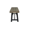Cloud - Outdoor Bench With Acacia Wood Frame And Slat Panel Design
