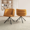 270 Degree Swivel Upholstered Desk Chairs (Set of 2)