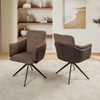 Swivel Home Office Desk Chairs With Arm (Set of 2)