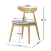 Ergonomic Back Dining Chairs (Set of 2)