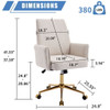 Ergonomic Mid-Back Office Chair With Striped Fabric