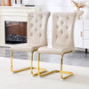 Elegant Design Alligator Skin Upholstered Dining Chairs