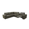 Upholstered Large Arms Sectional With Recliner Seats