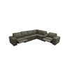 Upholstered Large Arms Sectional With Recliner Seats