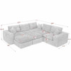 Sectional Sofa With Moveable Ottoman