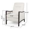Drury - Contemporary Fabric Upholstered Pushback Recliner