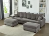 5 Seater Oversized Convertible L & U Shaped Couch