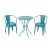 Lourdes - 3 Piece Metal Set - Teal