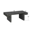 American Vintage Industrial Coffee Table, Double Tier Design
