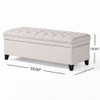 Juliana - Storage Ottoman With Birch Legs