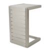Aluminum Outdoor C - Shaped Side Table For Patio