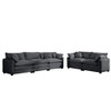 Elegant Oversized Sectional Sofa Set With Deep Seats And Flexible Layout
