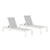 Outdoor Patio Chaise Lounge With 5 Reclining Positions