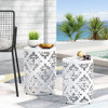 Outdoor Metal Modern Design End Table