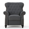 Modern Manual Push Back Recliner Chair